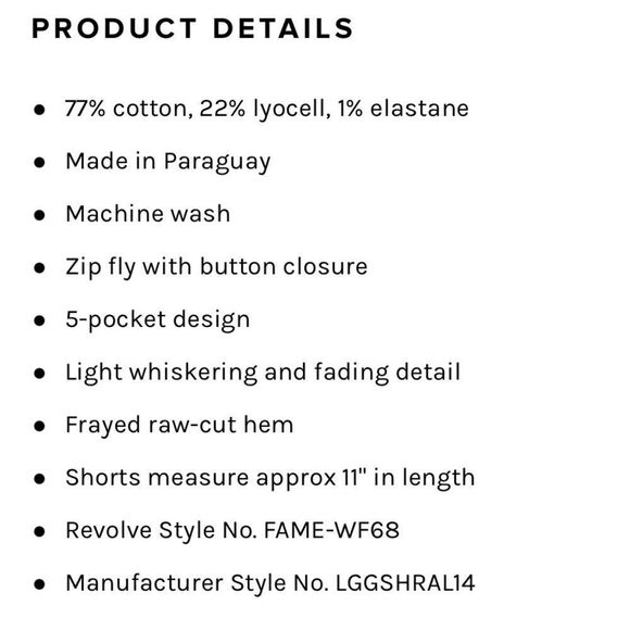 NEW Frame Le Grand Garçon Short in Hideaway Size 32 - Picture 8 of 10